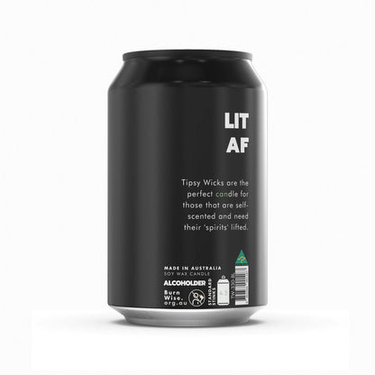 Tipsy Wicks Soy Wax Candle - Blurred Limes