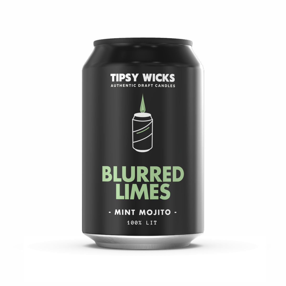 Tipsy Wicks Soy Wax Candle - Blurred Limes