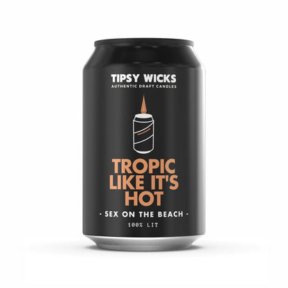 Tipsy Wicks Soy Wax Candle - Tropic Like It's Hot