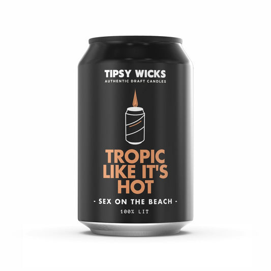 Tipsy Wicks Soy Wax Candle - Tropic Like It's Hot