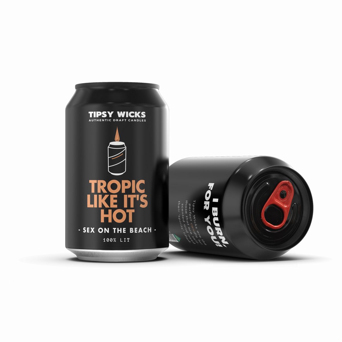 Tipsy Wicks Soy Wax Candle - Tropic Like It's Hot